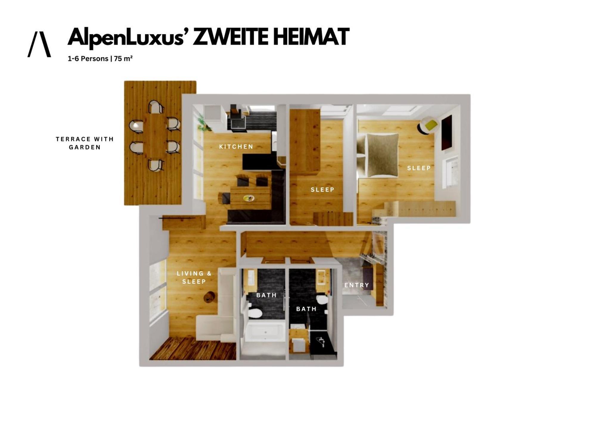 Alpenluxus Presents Zweite Heimat - Garden & Underground Parking Space Lejlighed Fügen Eksteriør billede